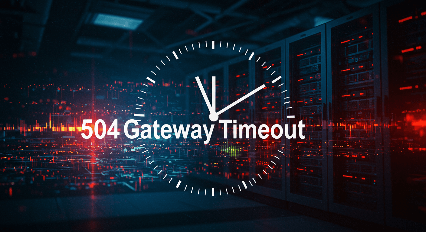 504 Gateway Time-outとは？原因・直し方・スマホ対応までわかりやすく解説